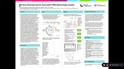 Thumbnail for entry Escoriza Gonzalez, M, BK Virus Diversity and Its Association with Hemorrhagic Cystitis