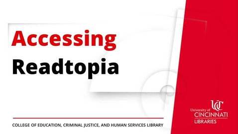 Thumbnail for Accessing Readtopia