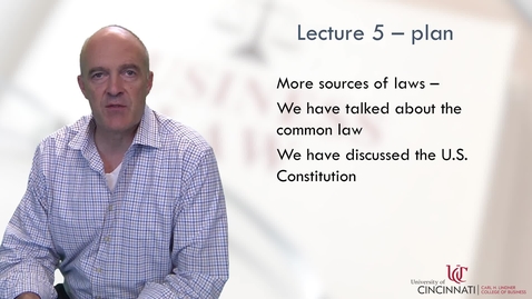 Thumbnail for BLAW2080 Module 1 Lecture 5