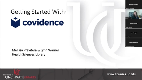 Thumbnail for Getting Started with Covidence