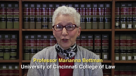 Thumbnail for entry Professor Marianna Bettman - Columbus Chapter American Constitution Society, September 25, 2015