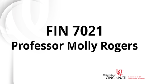 Thumbnail for FIN 7021 Professor Introduction