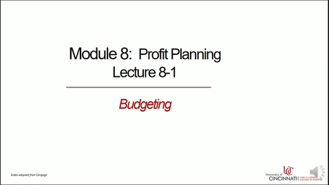 Thumbnail for entry Budgeting