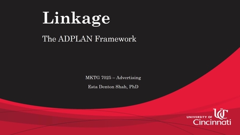 Thumbnail for entry Linkage ADPLAN