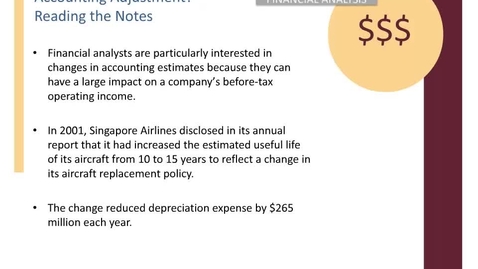 Thumbnail for ACCT7000_M11L6 Depreciation Effects on the Income Statementrec