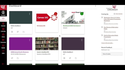 Thumbnail for Importing Library Content from the Canvas Commons