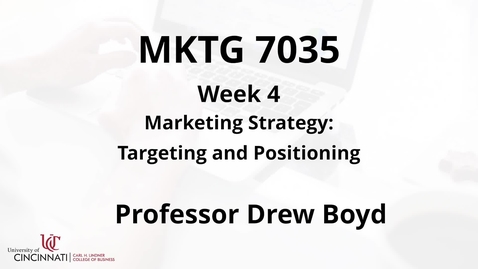 Thumbnail for Targeting and Positioning