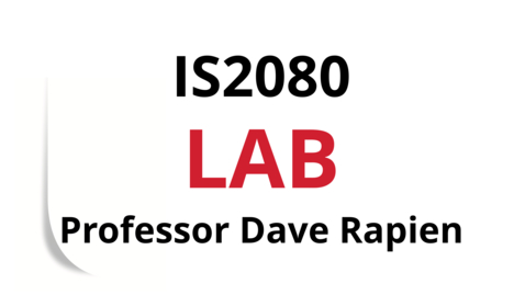 Thumbnail for IS2080 Lab - 1