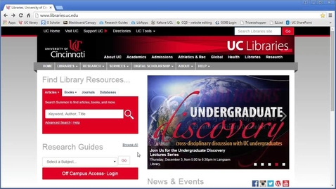 ONet OnLine Tutorial - UC Libraries MediaSpace