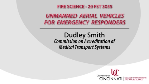 Thumbnail for UAV's for Emergency Responders 4-2