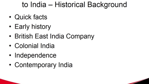 Thumbnail for entry India History