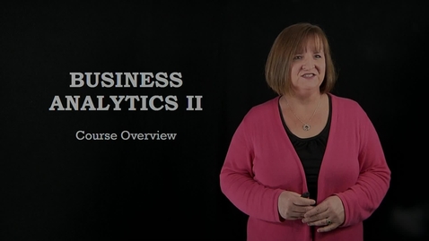 Thumbnail for entry BANA 2082: Business Analytics II