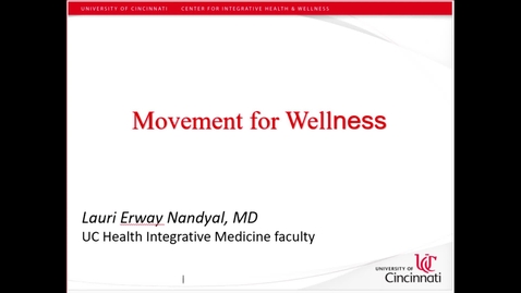 Thumbnail for Mindfulness Moment #3: Movement for Wellness 
