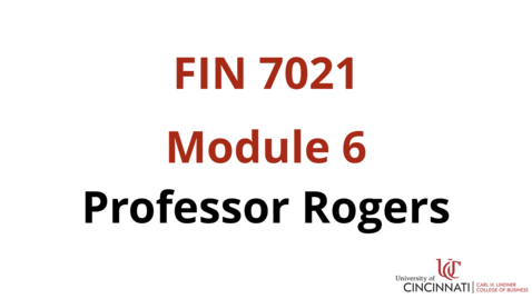 Thumbnail for FIN7021 Module 6 