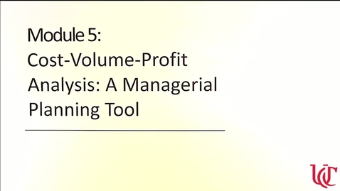 Thumbnail for ACCT2082 Module 5 Echo 360 Review
