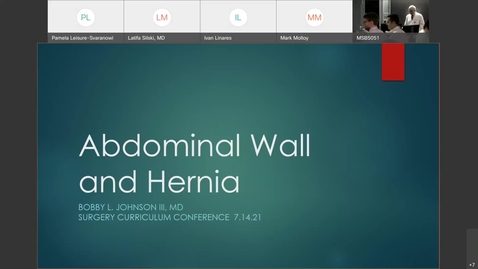 Thumbnail for entry Abdominal Wall and Hernia