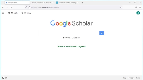 Thumbnail for entry Best Practices for Using Google Scholar