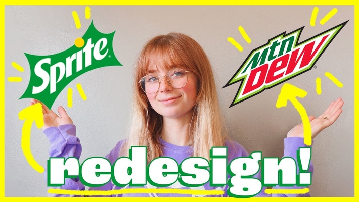 Redesigning Popular Soda Logos