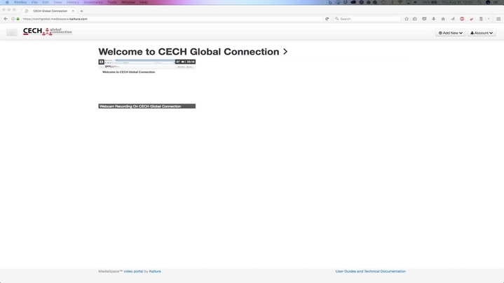 Thumbnail for channel Welcome to CECH Global Connection