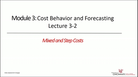 Thumbnail for Mixed and Step Costs