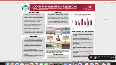 Thumbnail for Weissman N Planetary Health Report Card