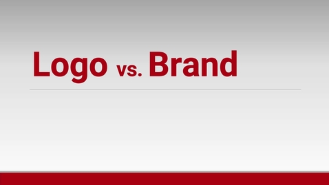 Thumbnail for entry Logo vs. Brand 01