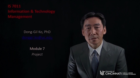 Thumbnail for IS7011 Module 7 Introduction