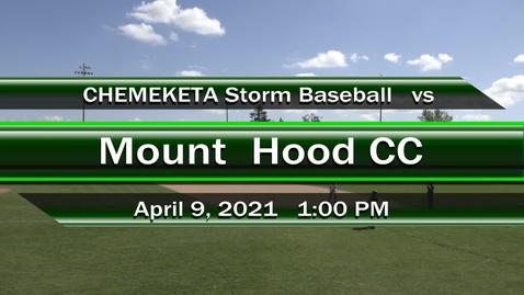Thumbnail for 04-09-21 - Men's Baseball vs Mt Hood