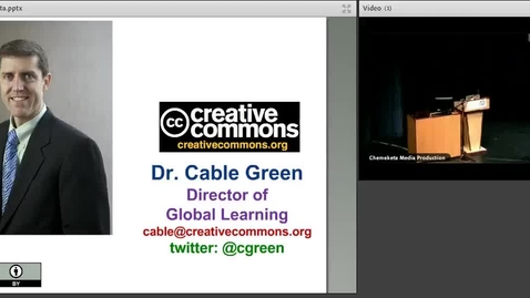 Thumbnail for Dr. Cable Green - OER Keynote