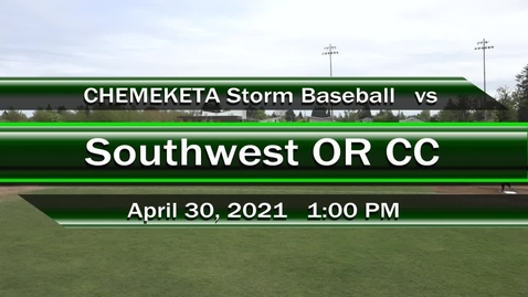 Thumbnail for 04-30-21 - Men's Baseball vs SWOCC
