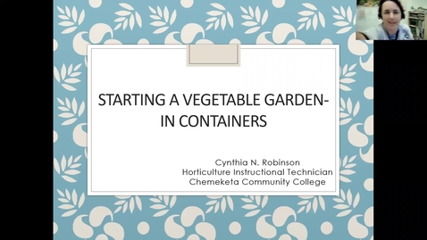 Thumbnail for entry Plan Your Vegetable Garden: Container Gardens