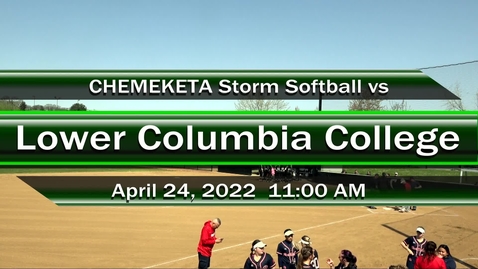 Thumbnail for entry 04-24-22 - Women's Storm Softball vs. Lower Columbia College