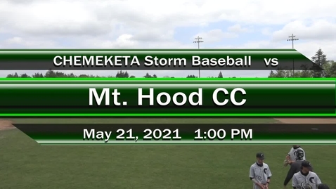 Thumbnail for entry 05-21-21 - Men's Baseball vs Mt Hood CC