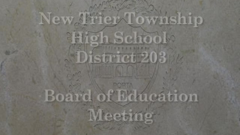 Thumbnail for entry NTHS Board of Ed Mtg 4-16-2018