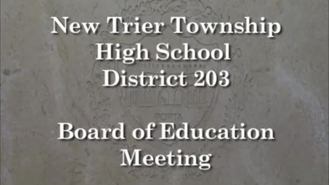 Thumbnail for NTHS Board of Ed Mtg 11-19-2018