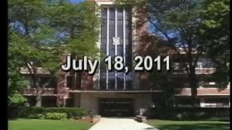 Thumbnail for NTHS Board of Ed Meeting 7-18-2011
