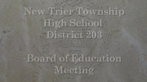 Thumbnail for entry NTHS Board of Ed Mtg 5-1-2017