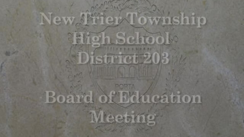 Thumbnail for entry NTHS Board of Ed Mtg 9-18-2017