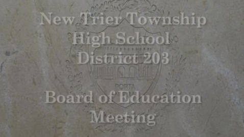 Thumbnail for entry NTHS Board of Ed Mtg 8-27-2018