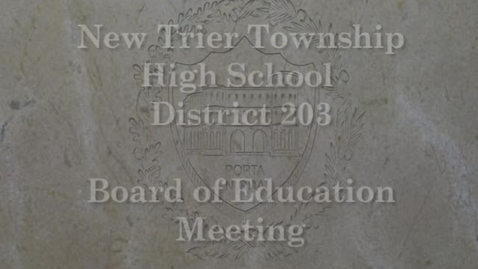 Thumbnail for entry NTHS Board of Ed Mtg 7-15-2019
