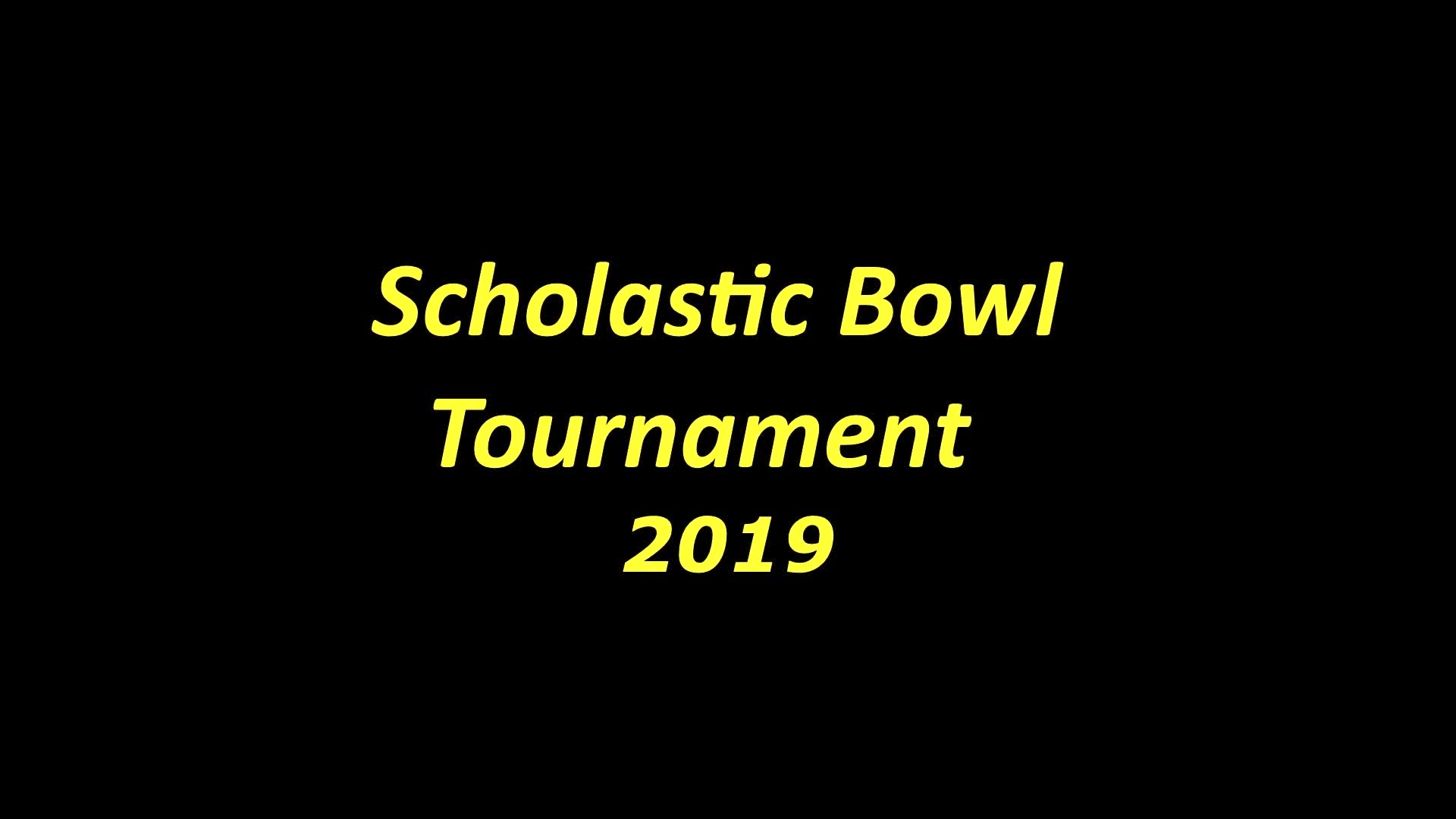 Scholastic bowl 11 16 19