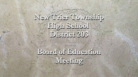 Thumbnail for NTHS Regular Board of Ed Mtg  6-1-26. 