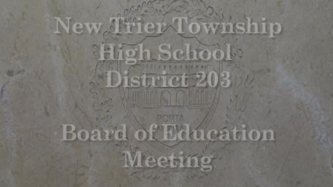 Thumbnail for entry NTHS Board of Ed Mtg 1-22-2019
