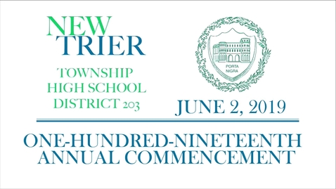 Thumbnail for entry New Trier Township High School Commencement 2019.