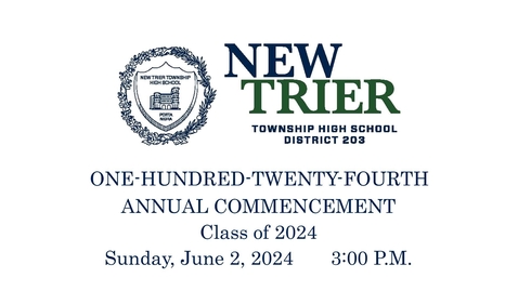 Thumbnail for New Trier Township High School Commencement 2024.