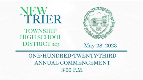 Thumbnail for entry New Trier Township High School Commencement 2023.