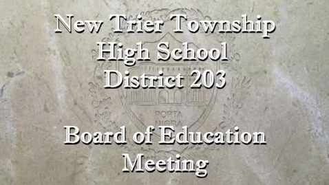 Thumbnail for entry NTHS Board of Ed Mtg  8-26-2019