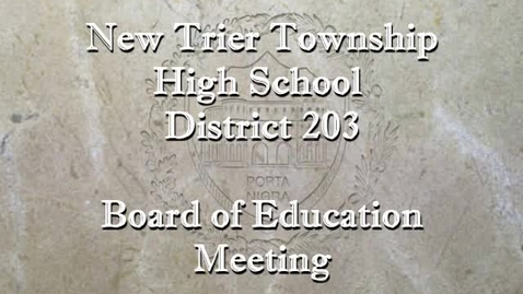 Thumbnail for NTHS Board of Ed Mtg 10-14-2019