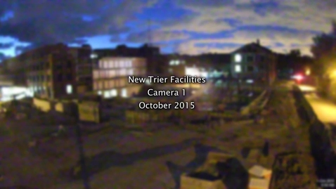 Thumbnail for entry October 2015 Facilities Project Time-lapse