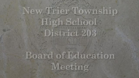 Thumbnail for entry NTHS Board of Ed Mtg 5-20-2019.